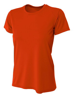 #ad A4 NW3201 Womens Short Sleeve Dri Fit Moisture Wicking Cooling Performance Crew $10.46