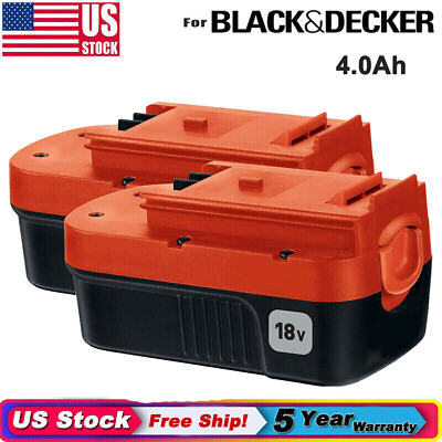 #ad 2PACK 4.0 Ah For Black amp; Decker 18 V OEM Max Lithium Battery HPB18 HPB18 OPE NEW $29.98