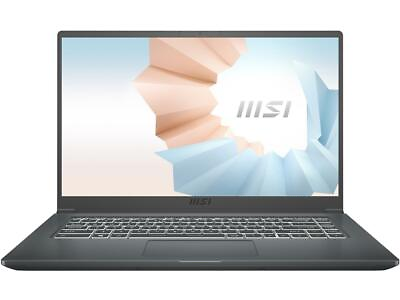 MSI Modern 15 A5M 288 15.6quot; Laptop AMD Ryzen 7 5000 Series 5700U 1.80GHz 8GB M $799.00