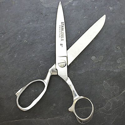 #ad 8quot; HEAVY DUTY STAINLESS STEEL TAILOR UPHOLSTERY SCISSORS Shears Utlity Sewing $10.99