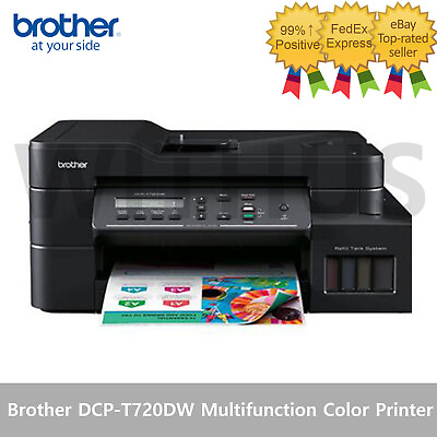#ad Brother DCP T720DW Multifunction Color Ink Printer all in one 2 sided Inkjet $358.48