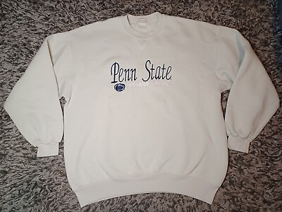 #ad Vintage 90s Penn State PSU Nittany Lions Sweatshirt Crewneck MJ Soffe XL NCAA $19.99