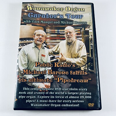 #ad Wanamaker Organ Curator#x27;s Tour DVD with Curt Mangel and Michael Barone $22.39