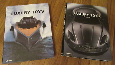 #ad teNeues Luxury Toys amp; Luxury Toys For Men Hardcover Book Lot Used Free U.S. Samp;H $26.99