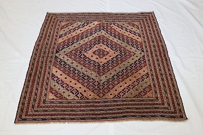 #ad 5#x27;7quot; x 5#x27;3quot; ft. Afghan Oushak Hand Knotted Tribal Wool Rug $510.00