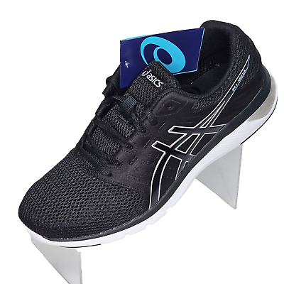 #ad Asics Gel Moya Running Shoes Mens 10 Black Sneakers T841N Cushion Ortholite NEW $49.99
