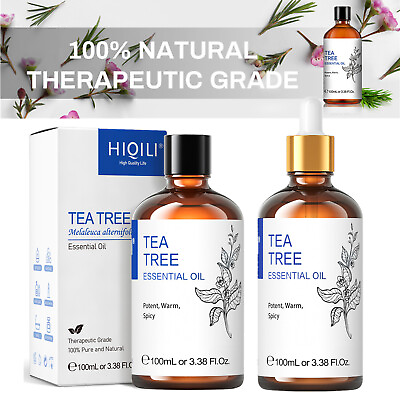 #ad HIQILI Tea Tree Essential Oil 100% Pure Natural Diffuser Oil SkinToenail Fungus $6.29