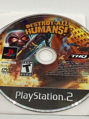 #ad PS2 Destroy All Humans Playstation 2 DISC ONLY $4.65