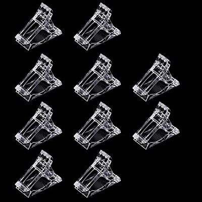#ad 10 Pcs Nail Tips Clip Quick Building Poly Builder Gel DIY Extension Clamp Clips $6.06