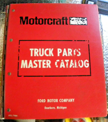 #ad Factory Ford Motorcraft Parts Master Catalog Illustration 1980 Light Truck $149.00