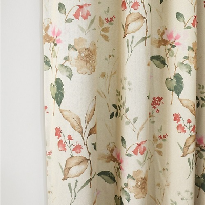 #ad Retro Printed Curtains for Room Pastoral Style Floral Blinds Linen Drapes Window $245.48
