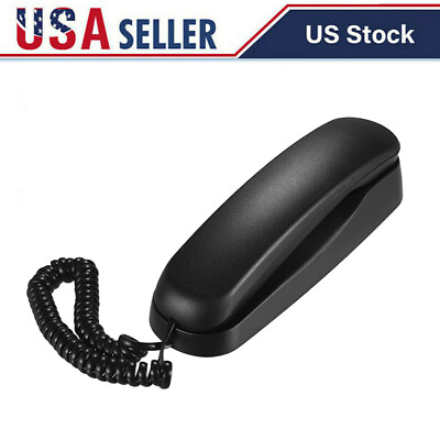 #ad #ad Black Corded Telephone Landline Phone for Home Office Desk Wall Mountable D3W1 $13.79