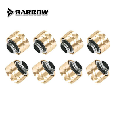 #ad Barrow Dazzle G1 4quot; to 14mm Hard Tubing Compression Fitting Gold 8 Pack $44.99