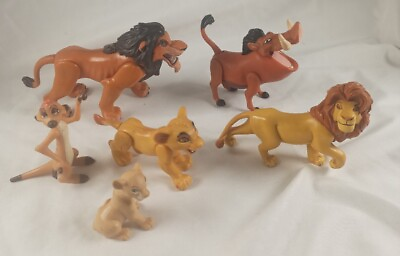 #ad Lot of 6 Disney Lion King Figures Toys $49.20