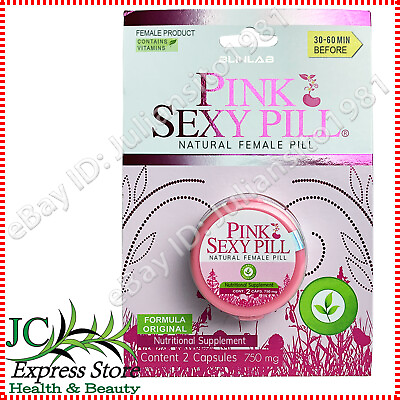 #ad #ad PINK SEXY PILL FEMALE NATURAL SEXUAL 2 CAPSULES 750 MG ACHIEVE FEMALE ORGASMS $14.99