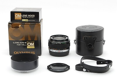 #ad MINT in Box OLYMPUS OM SYSTEM G.ZUIKO AUTO W 35mm F2.8 Lens Hood From JAPAN $169.99