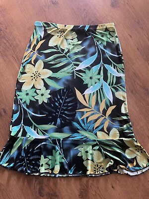 #ad Mirasol Floral Skirt Size Large $12.00