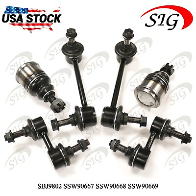 #ad Front Rear Sway Bar Link Lower Ball Joint Kit for Honda CR V 1997 2001 6Pc $47.99