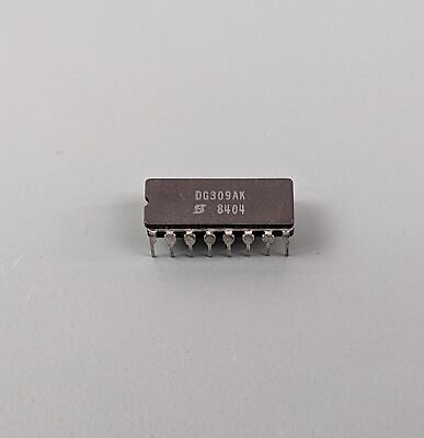 #ad 2 Siliconix DG309AK 4 Circuit Analog Switch ICs CMOS NOS US STOCK $13.00