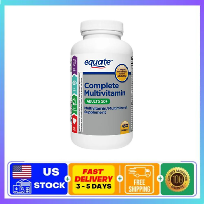 #ad Complete Multivitamin Multimineral Supplement Tablets Adults 50 450 Count $16.99