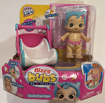 #ad NEW Little Live Pets Bizzy Bubs Cute Carrier with Peek A Boo Baby Swirlee $29.99