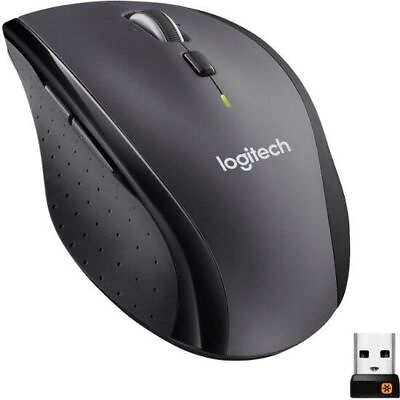 #ad Logitech M705 Marathon Wireless Laser Mouse Unifying USB Receiver Black $12.95