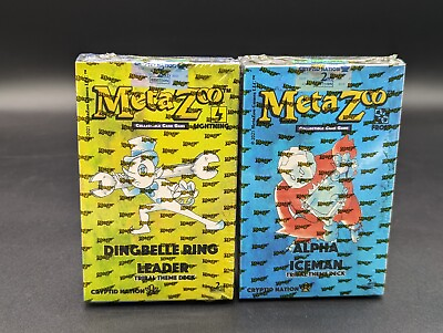 #ad Metazoo TCG Cryptid Nation 2nd Ed Theme Deck Lot Alpha Iceman Dingbelle Ring $12.55
