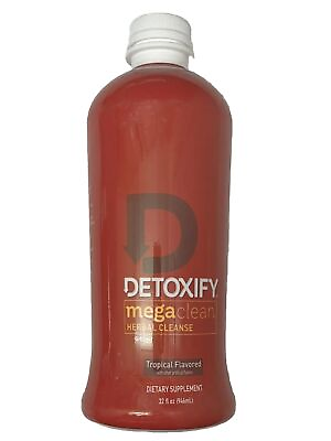 #ad Detoxify Mega Clean Tropical Herbal Cleanse 32oz Fast Shipping $24.00