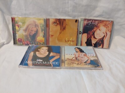 #ad D2 Lot Of 5 CDs By Female Country Artists $16.00