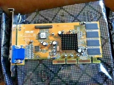 #ad ASUS V3005 PURE 32 MEG SIS 305 AGP VIDEO ONLY CARD MXB52 $29.95