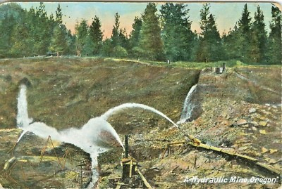 #ad Oregon A 1910 Oregon Hydraulic Mine $8.55