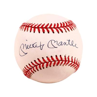 #ad Mickey Mantle Signed ROMLB Baseball New York Yankees Autographed JSA Letter $1799.99