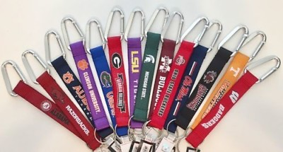 #ad Carabiner Lanyard Keychain 8quot; NCAA Pick Your Team College $7.99