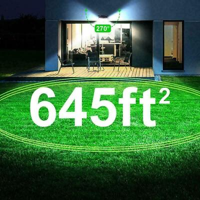 #ad Waterproof LED Solar Powered Light PIR Motion Sensor Outdoor Lamp Wall Garden $12.88