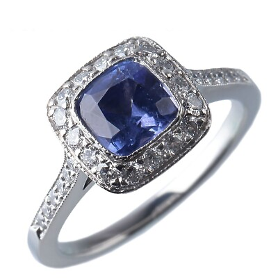 #ad TIFFANYamp;Co. Legacy Tanzanite Diamond PT950 Ring With Box Size 5.8 6.2US $4779.00