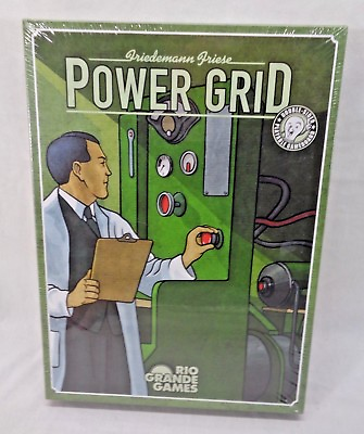 #ad Friedemann Friese POWER GRID Board Game By Rio Grande Games NEW $39.98