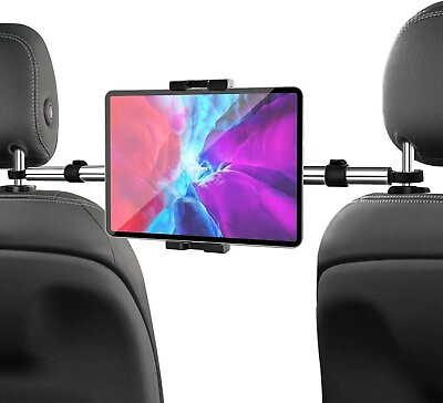 #ad Duo Car Back Seat Headrest Holder Mount for iPad Tablet Phone Samsung Universal $35.99