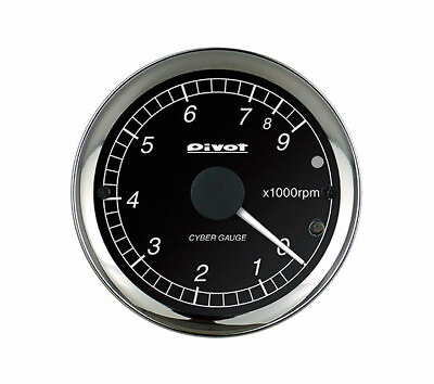 #ad PIVOT CYBER GAUGE 60MM TACHO WHITE FOR NISSAN MOKO MG33S R06A T C COT $186.50