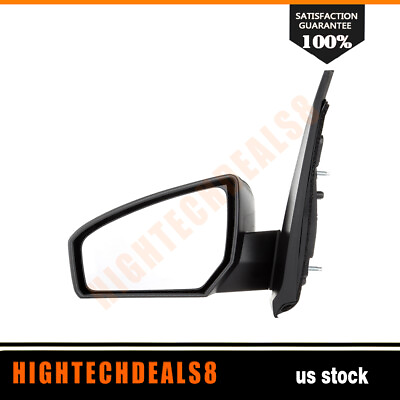 #ad LH Driver Left Side Power Black Cover View Mirror For Nissan Sentra 2007 2012 $45.78