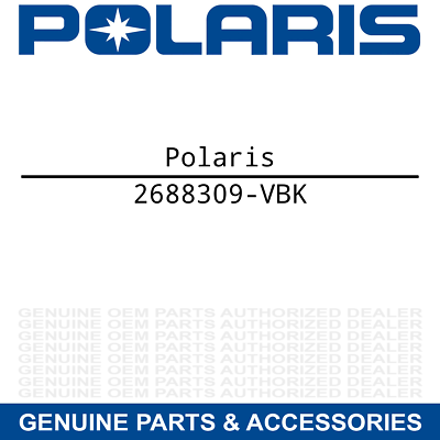 #ad Polaris 2688309 VBK Black Blue Seat Back 2021 Slingshot R S SL SP $489.99