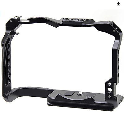 #ad Camera Cage Compatible for Canon R7 EOS R7 Camera Cage with Quick Release Plate $41.00