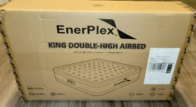 #ad EnerPlex KING 16” Air Mattress w Built in Pump Double High Inflatable Camping $104.00
