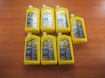 #ad Chrysler Dodge Jeep Penzoil Ultra Platinum Full Synthetic 0W 40 7 Qts. $60.00