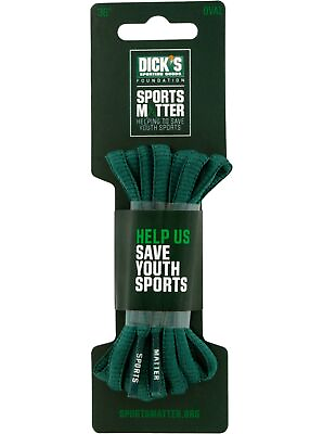 #ad DSG Sports Matter Green Oval 36” Laces NSize NColor 84964 $2.99