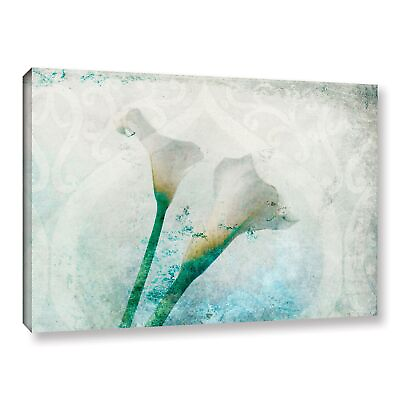 #ad ArtWall Elena Ray #x27;Two Calla Lilies#x27; Gallery wrapped Canvas Small $31.49