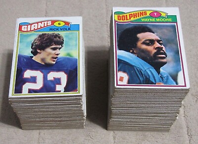 #ad 1977 Topps Football Cards 1 300 Pick Choose Complete Mid Grade $0.99