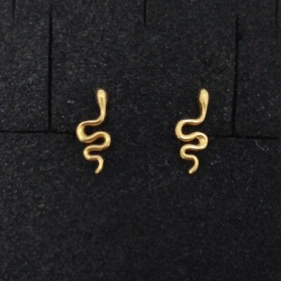 #ad Earrings Gold 18k 750 Mls. Snakes $153.09