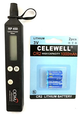 #ad ODM RP 450 02 Optical Power Meter W 2 New Batteries 1 Installed 1 Spare $69.56