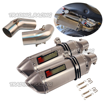 #ad For Ducati Monster 695 696 795 796 1100 Exhaust Muffler Pipe Slip on Middle Tube $164.56
