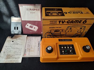 #ad Nintendo TV GAME 6 CTG 6V ConsoleManual and Box set working f1114 $103.50